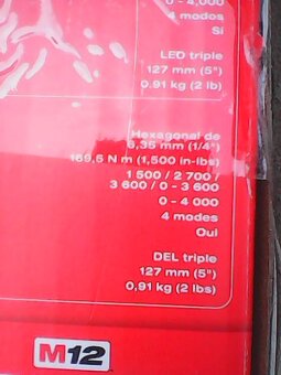 milwaukee M12FID2-0 170Nm Rázový utahovák 1/4 hex - 5