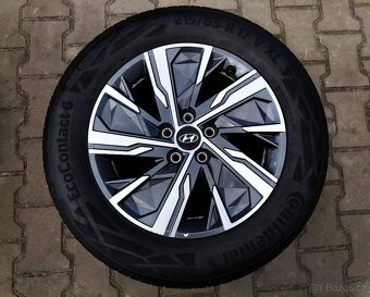 Alu kola originál Hyundai Tucson 5x114,3 R17 KRÁSNÁ SADA - 5