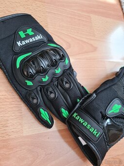 Kawasaki motorkářské rukavice - úplně nové - 5