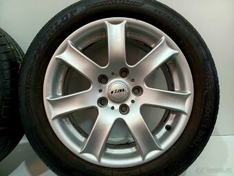 Letní alu kola RIAL 5x120 R16 ET30 pneu v205/55/16 - 5