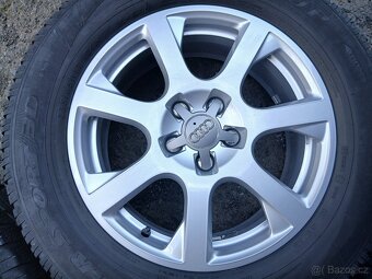 Prodám sadu Orig ALU kol Audi 235/65R17 zimní - 5