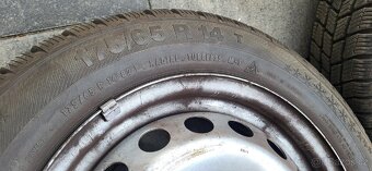 Pneu a kola zimní Fiat 500 175/65 R14 vzorek 6mm - 5