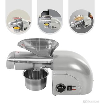 Elektrický lis na olej 1800W 50-300℃ - 5