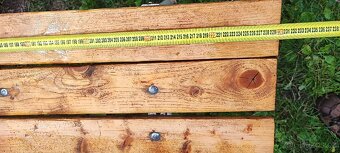 Prodám skládací zahradní lavici 220 cm - 5
