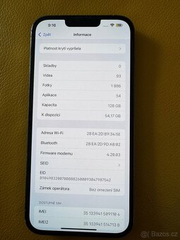 Prodám iphone 13 pro max 128 GB - 5