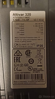 Frekvenční měnič Altivar U320U11M2C-1.1 Kw - 5