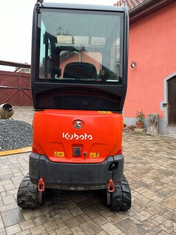 minibagr KUBOTA KX018-4 / hydr. rychloupínák / 3x lopata - 5