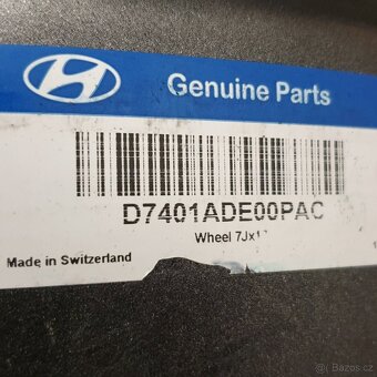 Disky na Hyundai Tucson 7Jx17 ET51 č. AF174 - 5