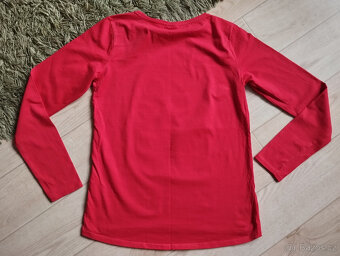 Červené,zelenkavé tričko,halenky,šaty vel.170-176//14-15 let - 5
