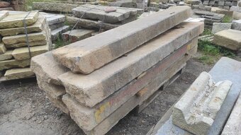 Staré kamenné schody, žulové schody, schod, 20 ks - 5