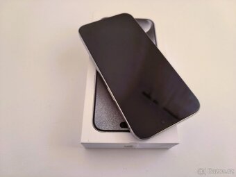 apple iphone 15 PRO MAX 256gb White Titanium / Batéria 100% - 5