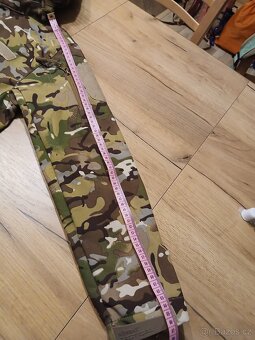 Maskáčová softshellová bunda dětská nová - 5