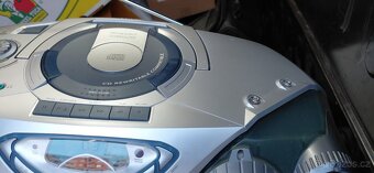 Radiomagnetofon,philips tuner,cd,cass hraje - 5