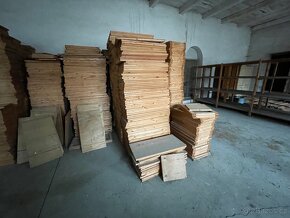 dřevěné přepravní bedny - skládací, nebo jako desky - 5