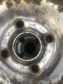 Kola plechové s pneu zimni nové 4×100 - 5