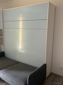 Bed concept 180x200 bila lesk - 5