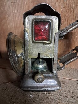 Historické kolo - petrolejová lampa MILLER - 5
