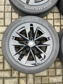 ORIGINÁL Alu Škoda ROTARE R17, 5x112 - TOP STAV, LETNÍ - 5