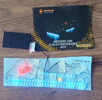 LED osvětlení pro Lego 42171 Mercedes F1 - 5