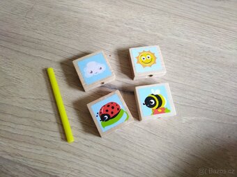 Playtive junior dřevěná dráha a vlak - 5