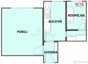 Pronájem bytu 1+1, 34 m², Liberec, ul. Metelkova - 5