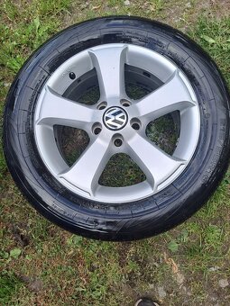 Alu kola 5x112 originál VW 215/55 R16 - 5