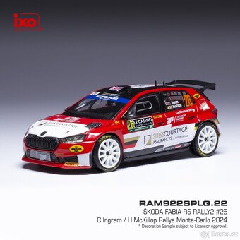 Modely Škoda Fabia Rally2 1:43 IXO - 5