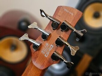 Aktiv Hybrid 4+2 fretless bezpražcová baskytara Ibanez - 5