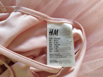 Baletní šaty, H&M, vel. 122/128 - 5