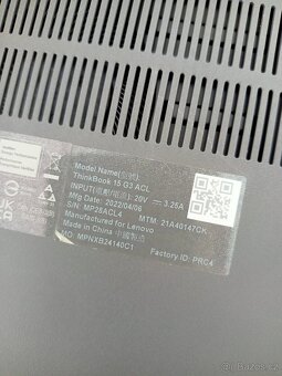 ThinkBook 15" G3 ACL Ryzen 7 Lenovo Notebook - 5