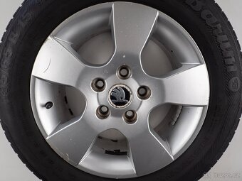 Škoda Octavia - Originání 15" alu kola - Letní pneu - 5