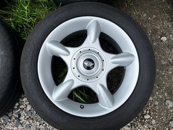 Alu kola Mini Cooper 4x100  letní pneu 195/55 R16 - 5