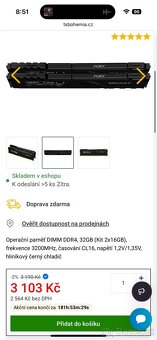 Základní deska + RAM + CPU + chladič - 5