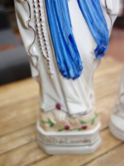 Dvě sošky - Panenka Marie Lourdská č. 2 - 5