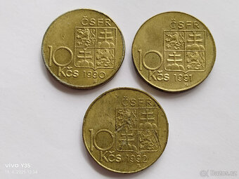 3x 10 korun 1990 - 1992 Československo - 5