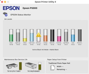 Velkoformátová fototiskárna (A2) Epson SC-P5000 STD 17“ - 5