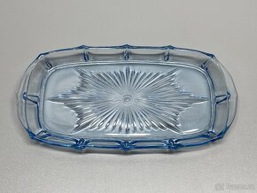 hutní sklo mísa tác retro sklo hutní mísa tác podnos talíř - 5