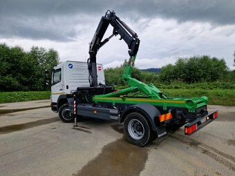 Mercedes Atego 1218 hákový nosič kontejnerů s hyd.rukou - 5