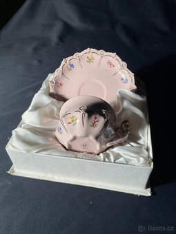 Hrneček růžový porcelán - 5