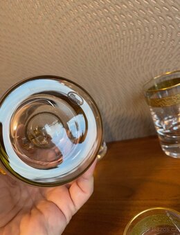 Set skleniček Moser , 18 kusů , 24K zlato, Splendid - 5