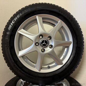 MERCEDES A/B/CLA 5x112 R16 ET44+ZIMNÍ 205/60R16 6,5/6mm - 5