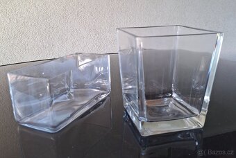 2x skleněné nádoby - 5
