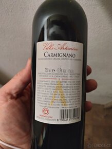 ARCHIVNÍ  ČERVENÉ VÍNO CARMIGNANO r. 2005 DOCG - 5