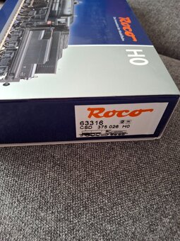 Parní lokomotiva ř.375 Hrboun ČSD ROCO 63316 - 5