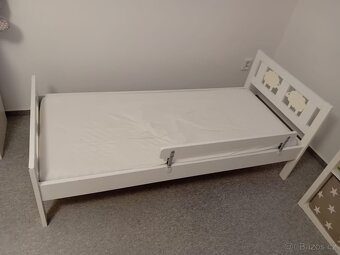 Dětská postýlka 160 x 70 cm + rošt + matrace - 5