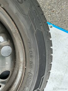 Sada plechových kol pro Škoda Fabia 5x100 s pneu 185/60 R15 - 5