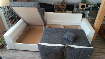 Sedací souprava rozkládací 240×140 cm s velkým prostorem - 5