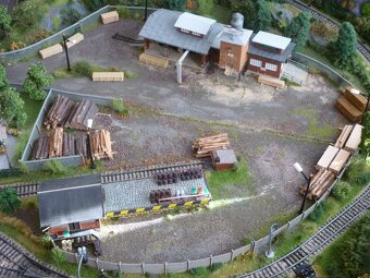 Modelová železnice, kolejište, vláčky TT - 5