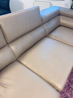 Kožená rohová sedačka 5 místná - 5