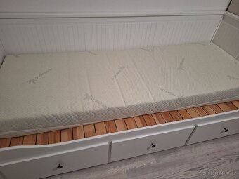 Ikea rozkládací postel Hemnes Bílá - 5